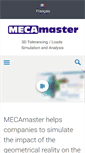 Mobile Screenshot of mecamaster.com