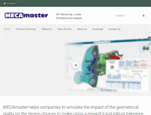 Tablet Screenshot of mecamaster.com